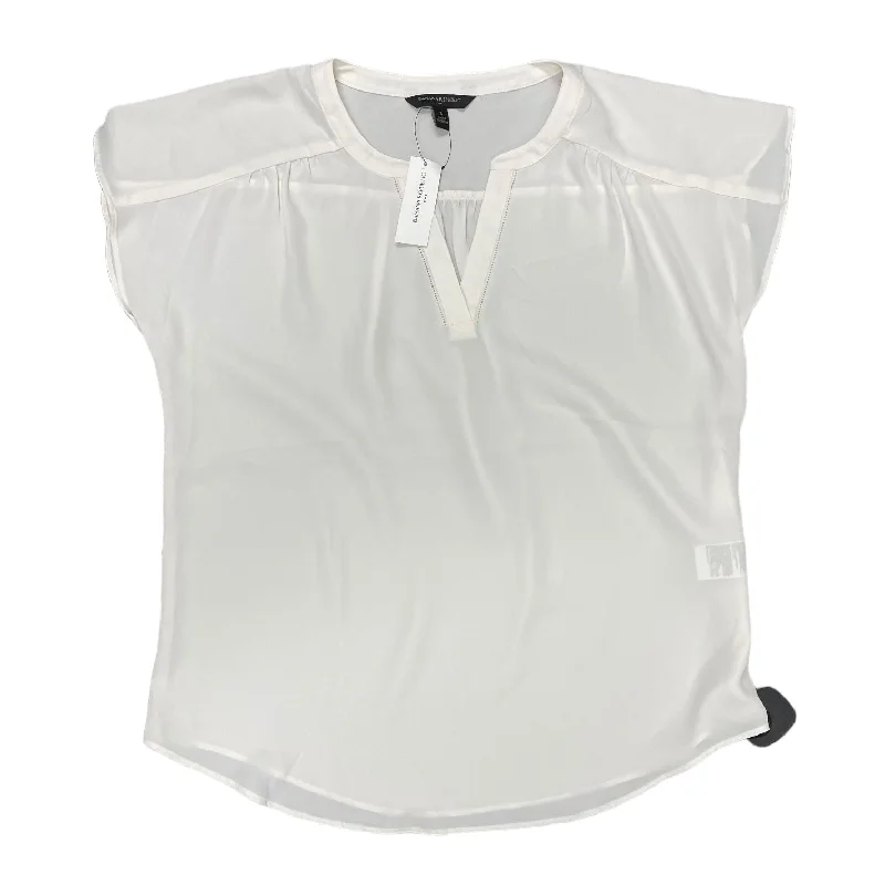 Cream Top Short Sleeve Banana Republic, Size S