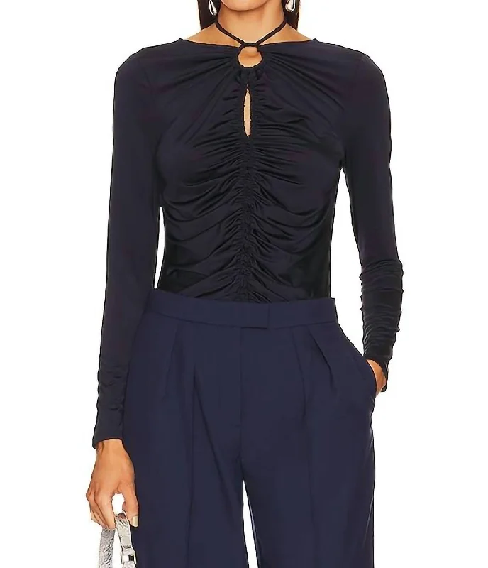 Roque Top In Navy