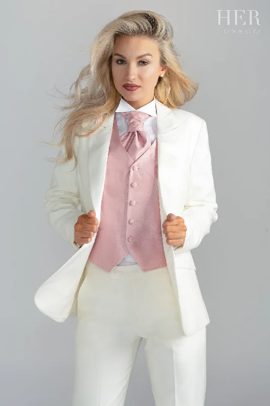 Wing Collar, Pleated Front Tuxedo Dress Shirt