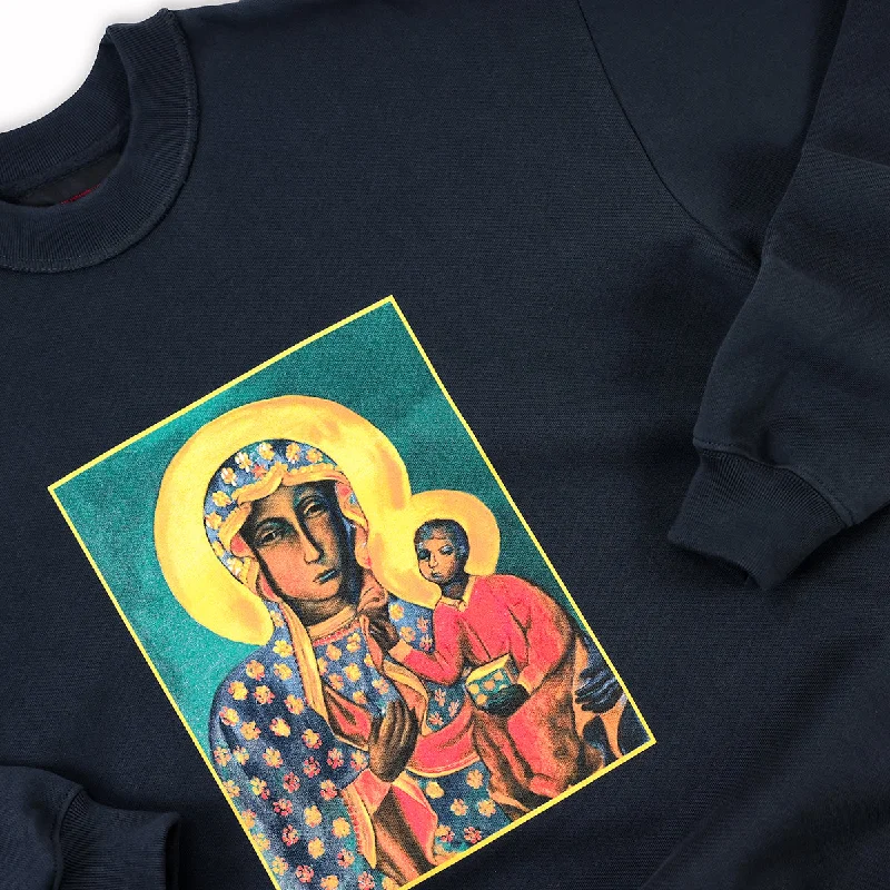Black Madonna Crewneck - Black Black Madonna Crewneck - Black