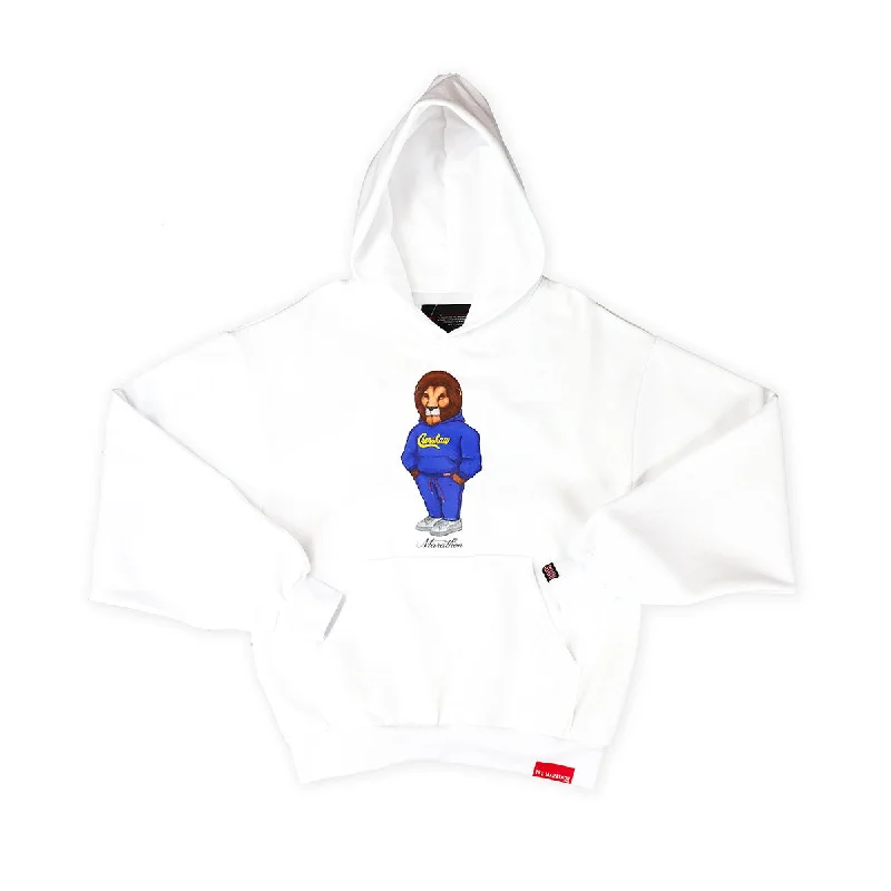 Leo The Marathon Lion (Crenshaw Hoodie) Hoodie - White