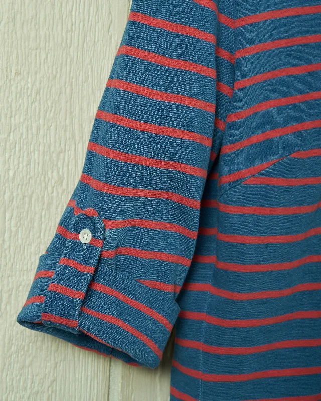 Avalon Indigo Knit Top in 3/4 Avalon Indigo Knit Top in 3/4