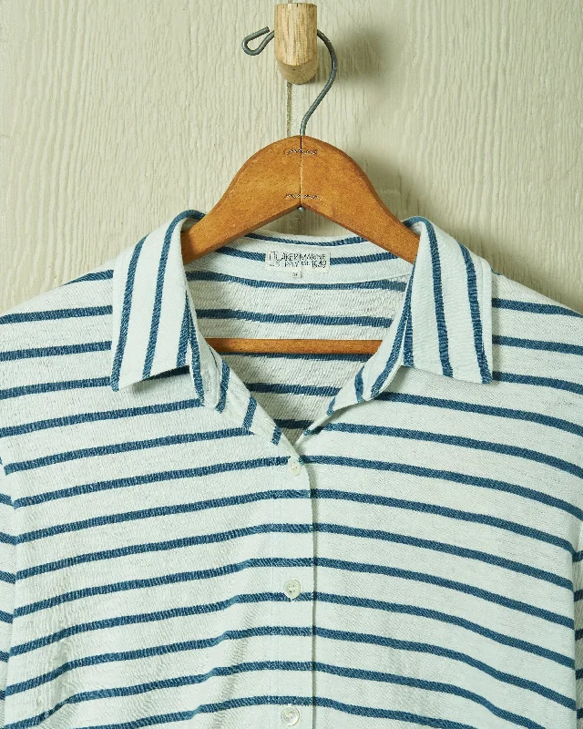 Avalon Indigo Knit Top in White/Navy Stripe Avalon Indigo Knit Top in White/Navy Stripe
