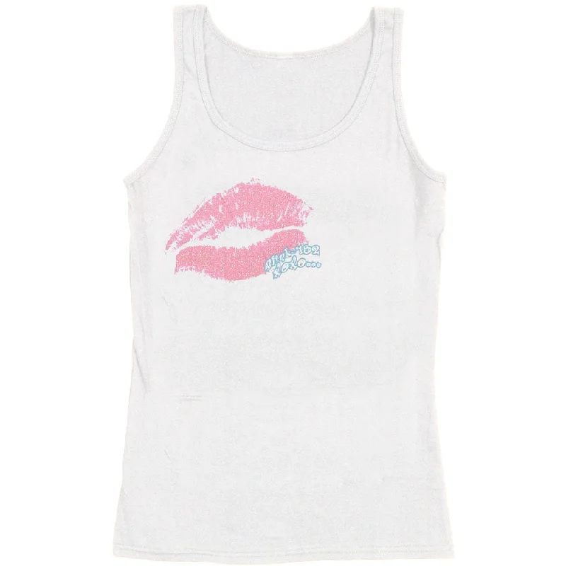 Glitter Lips Womens Tank