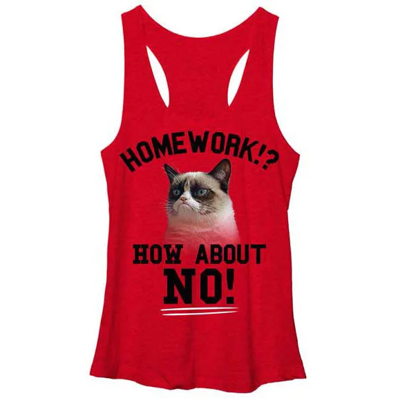 No Homework Womens Tank