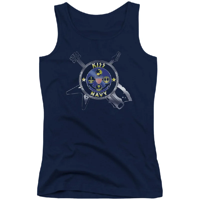 Navy Logo Womens Tank