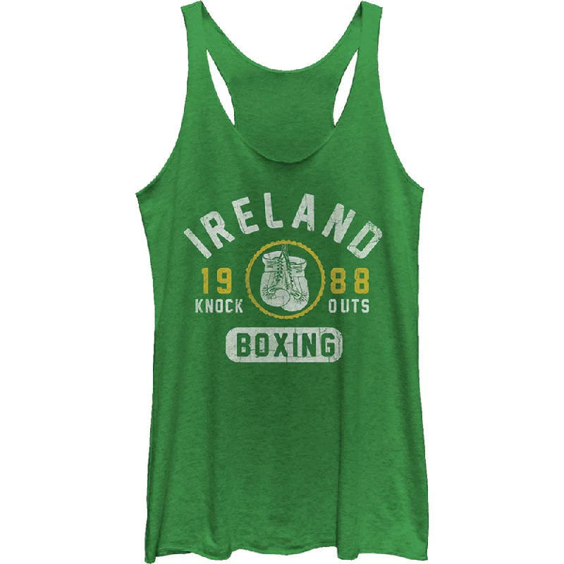 Box - Racerback Womens Tank