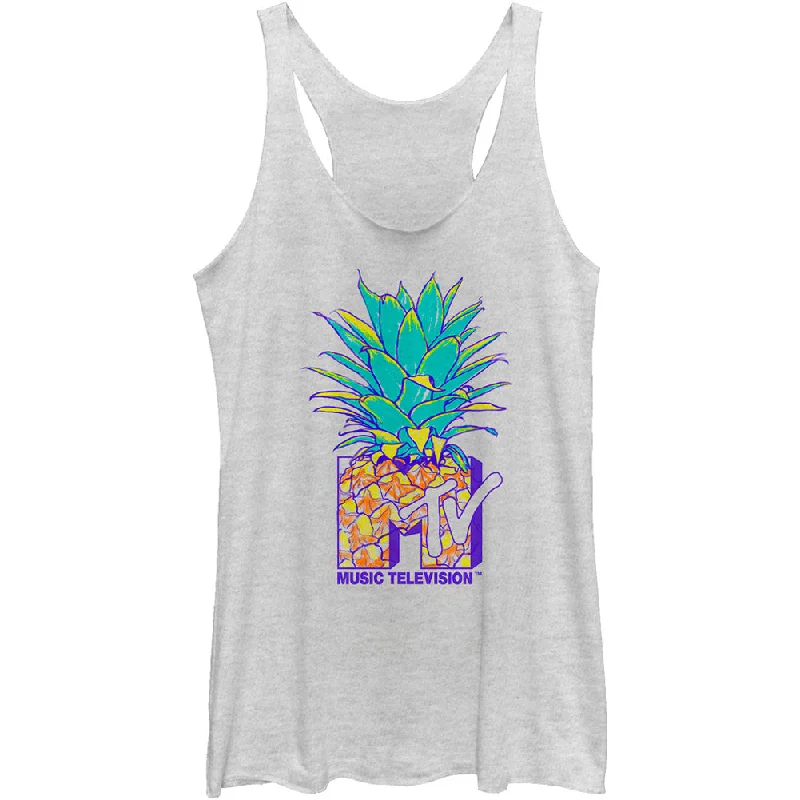 Summer TV - Heather - Racerback Womens Tank