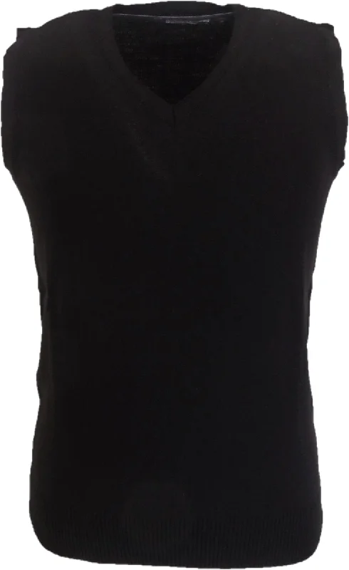 Relco Black Classic Retro Tank Tops