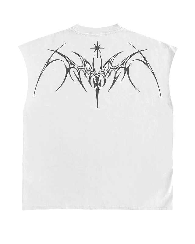 Kyron White Boxy Vest
