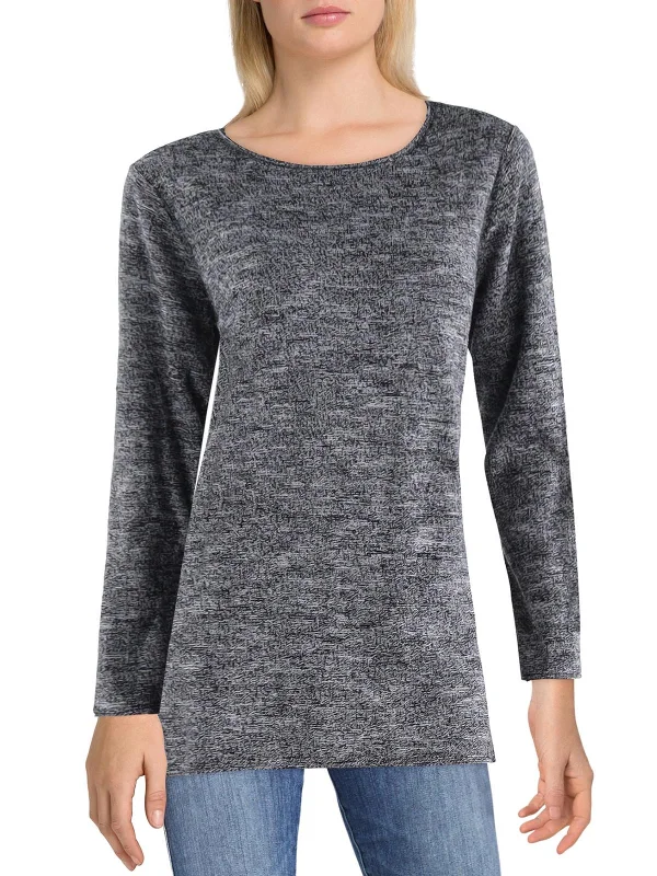 Womens Cotton Pullover Tunic Sweater