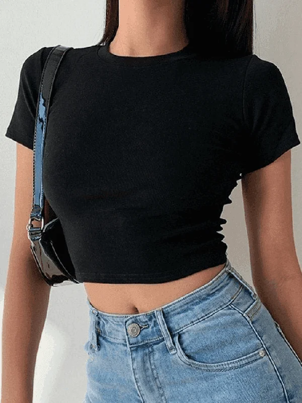 Basic Y2K Crop Top