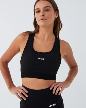 Powerhouse Racer Crop - Black