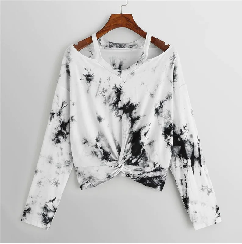 Tye Dye Black and White / Large