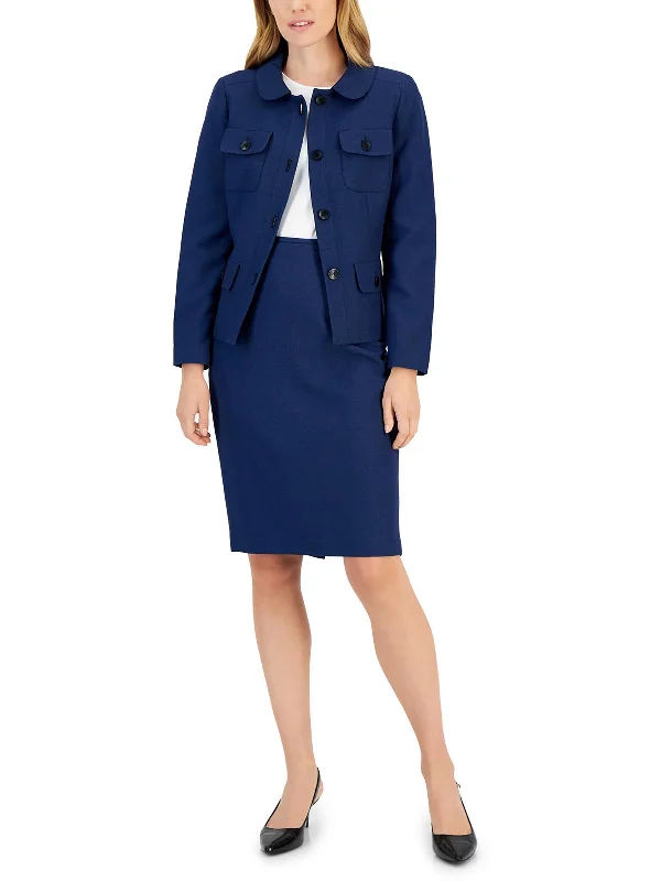 Womens Office Work Wear Double-Breasted Blazer