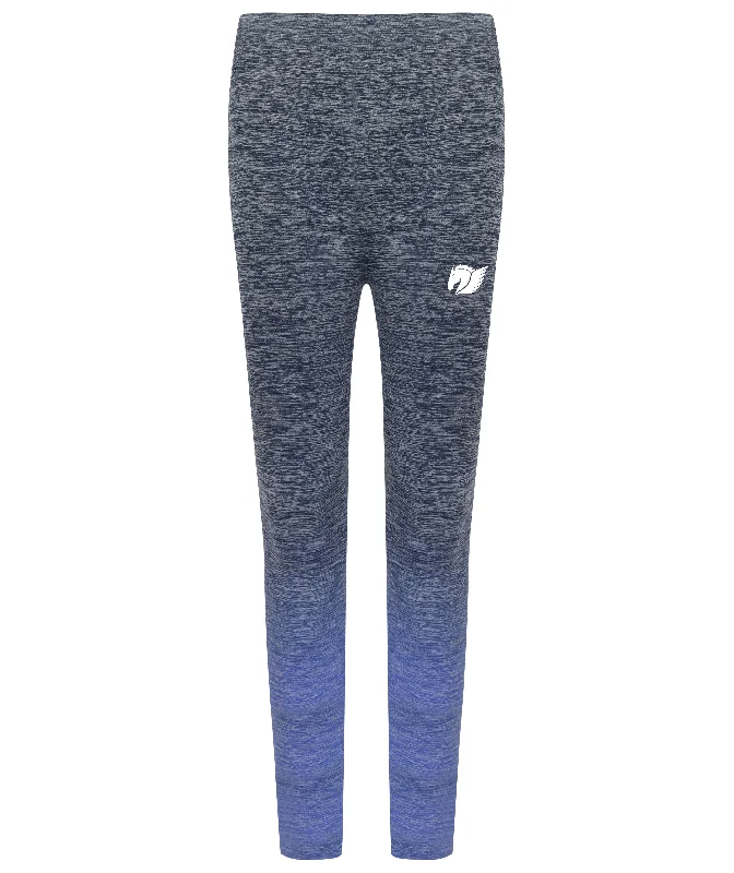 Ombre Seamless Leggings - Navy/ Blue Marl