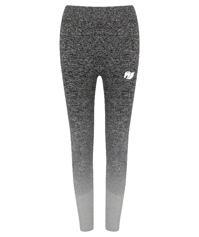 Ombre Seamless Leggings - Dark Grey/ Light Grey Marl